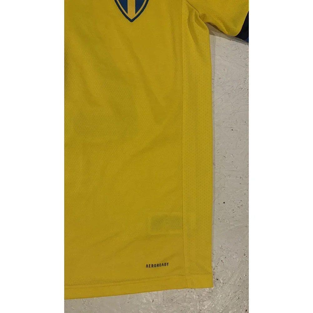 Adidas Sweden Team Home Soccer Jersey 2020/21 FH7620 Trikot Mens XS Kulusevski